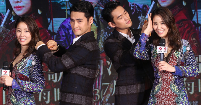 林心如巧答“怀孕”称收视佳在京再办婚礼