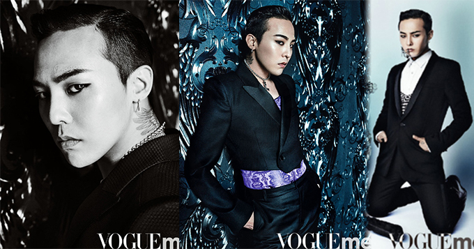 组图：GD写真公开 烟熏妆搂嫩模暗黑酷炫帅炸天