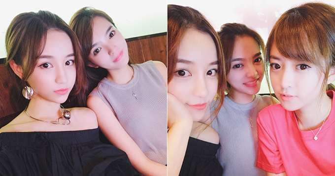 组图：蜜汁清纯18禁！雪梨香肩半露火拼闺蜜