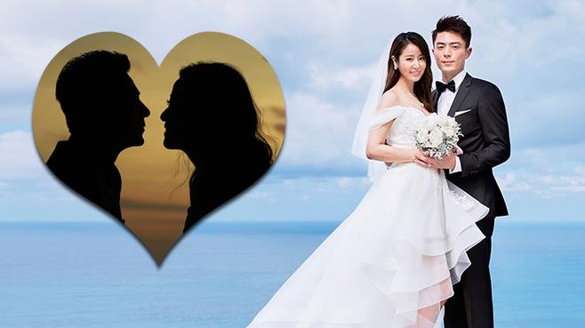 霍如唯美婚纱照首曝光