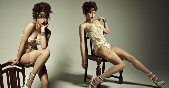 太拼！长泽雅美新剧演酒馆女 低胸衣秀长腿事业线