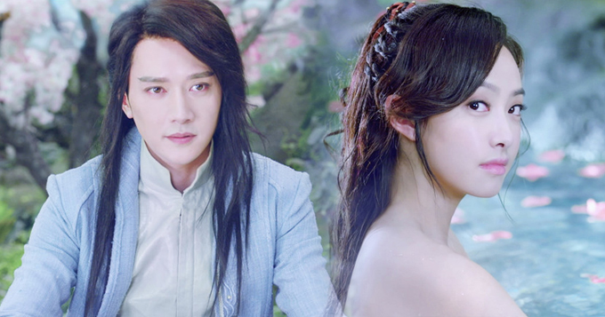 羞羞羞！《幻城》沐浴play 冯绍峰宋茜温泉共浴