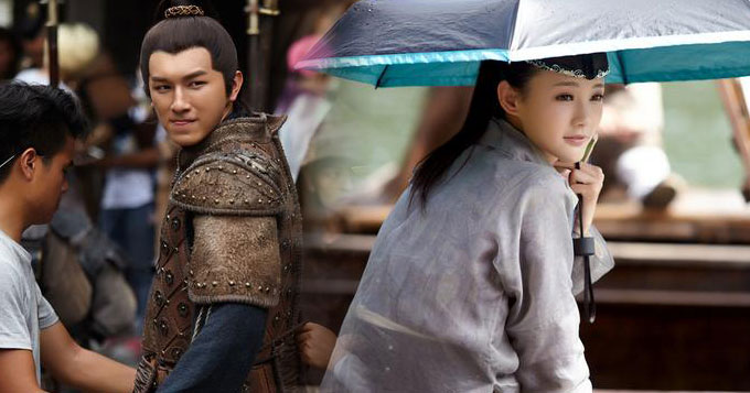 视频：《射雕英雄传》曝花絮 新版郭靖黄蓉献表情包