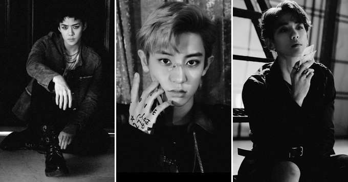 组图：EXO全员新曲预告照公开 黑白风格轻熟男