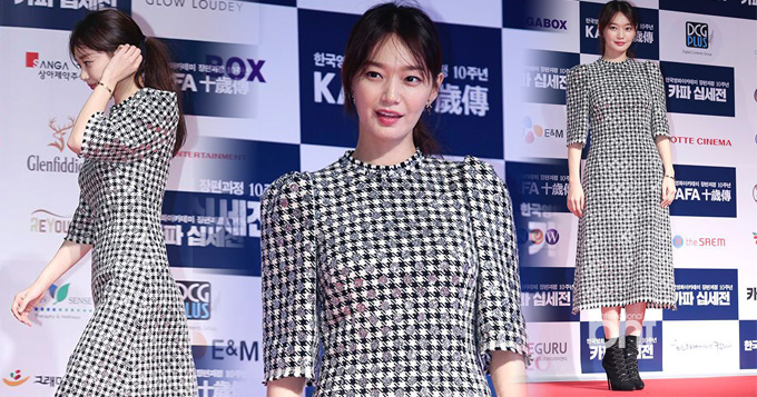 女神怎么了?韩星申敏儿疑发福 身材壮硕包严实