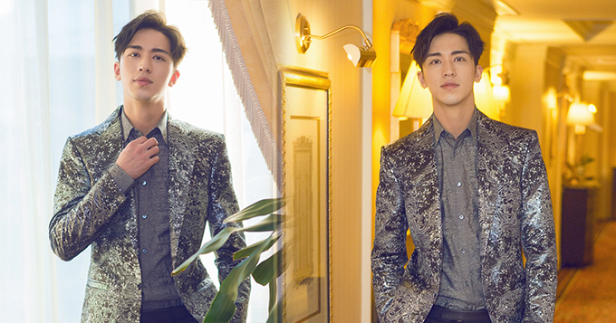 花样美男！许魏洲星空西装帅气有型