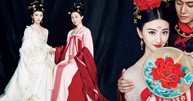 《大唐荣耀》曝组图 景甜唐妆造型亮相