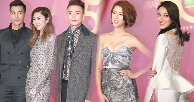 TVB巡礼众女星露背深V透视 陈凯琳苹果肌欲坠