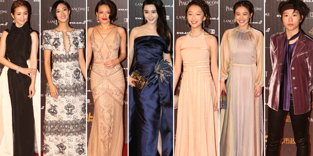 红毯群星闪耀 范冰冰舒淇斗胸