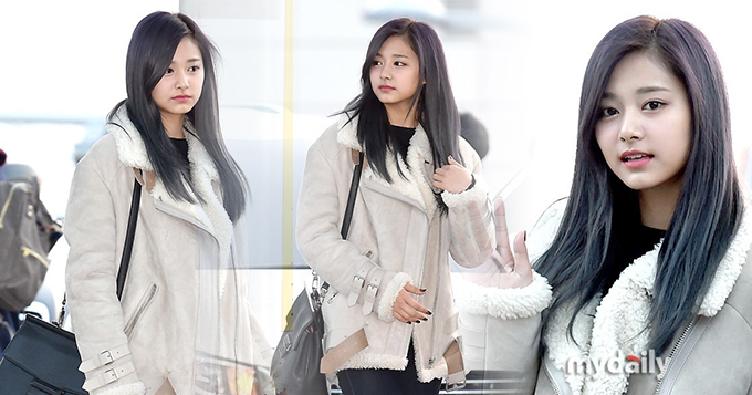 TWICE飞香港参加MAMA 周子瑜显臃肿