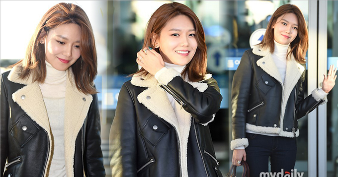 少时秀英机场秀高挑身材 笑容温暖心情好