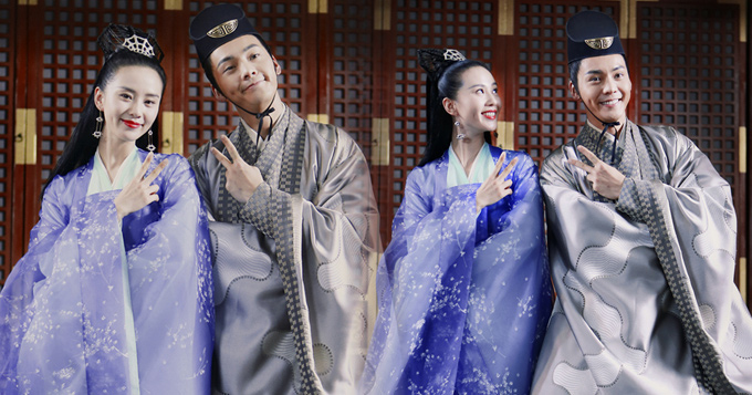 《醉玲珑》探班 陈伟霆刘诗诗吻戏苏炸