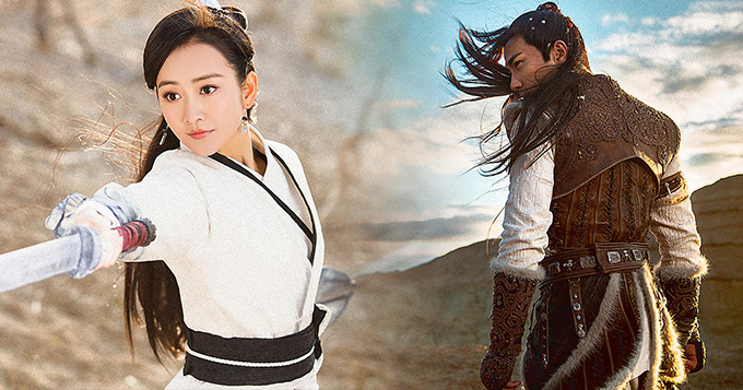 《莽荒纪》曝剧照 刘恺威王鸥大漠谈情