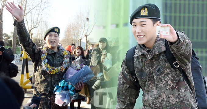 SJ晟敏戴花环开心退伍 无名指婚戒抢镜