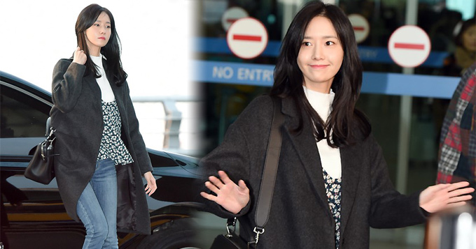 组图:少女时代允儿赴台湾宣传 淡妆清纯气质好