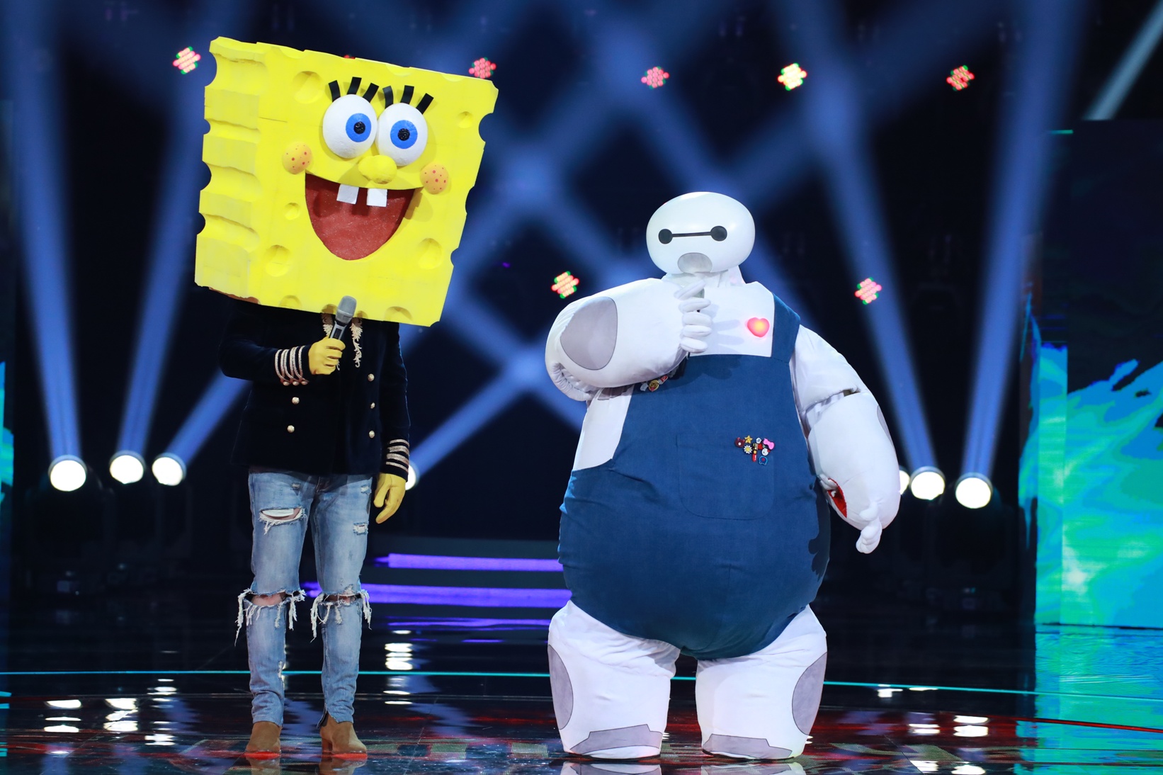 “海绵宝宝”&“大白”同框