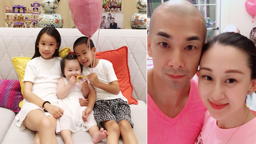 赵文卓为小女儿庆生 三个娃罕见同框乖巧可爱