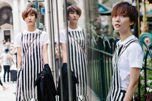 王珞丹漫步纽约演绎都市街头风尚