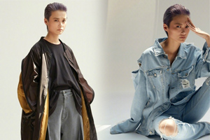 李宇春紫发拍炫酷 彰显个性气质魅力