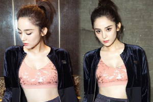 古力娜扎运动风美照 小秀蛮腰炫酷十足