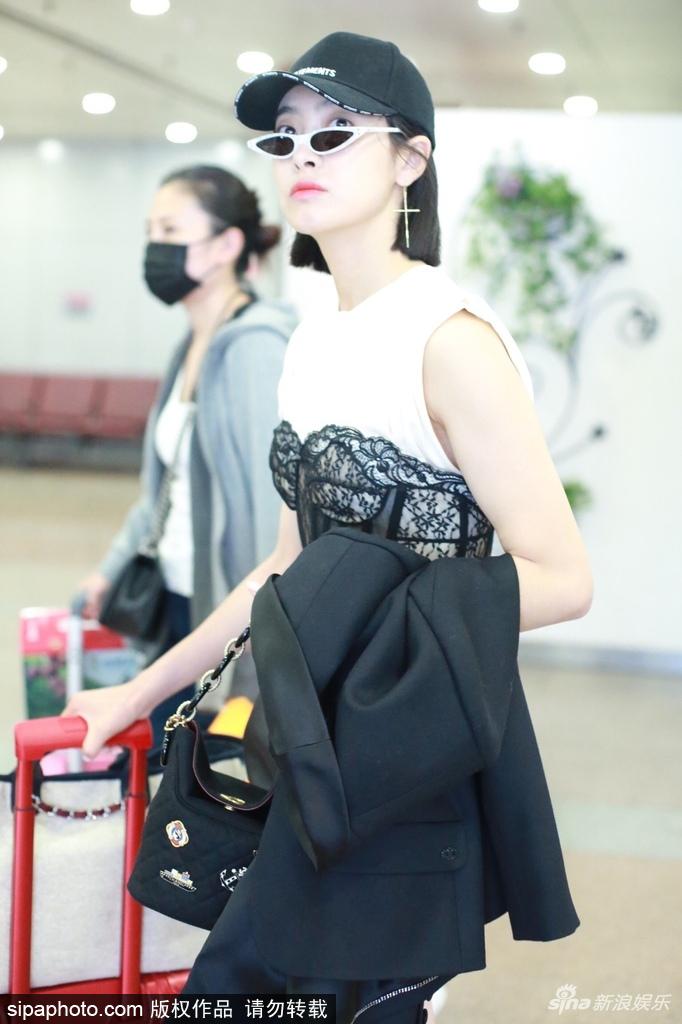 宋茜黑色内衣_宋茜图片内衣