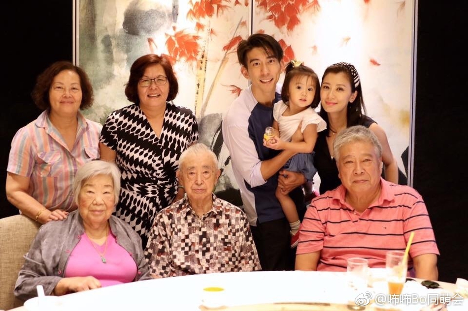 贾静雯修杰楷全家合影 咘咘活泼妹妹哭鼻子 - 360娱乐，你开心就好