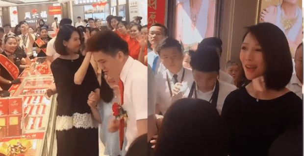 蔡少芬挺三胎孕肚捞金 踩细高跟走路让人捏把冷汗