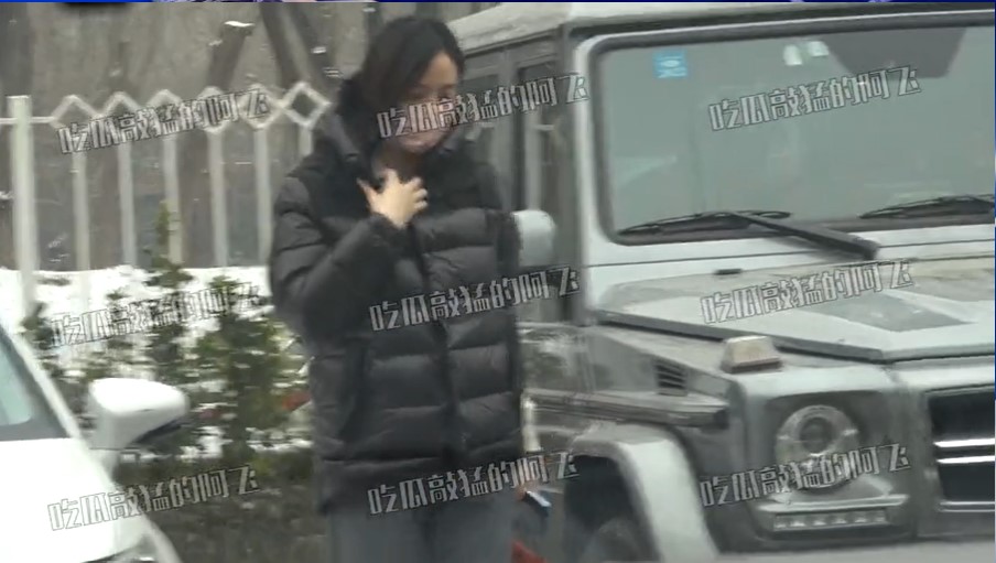组图：李亚鹏和女友一同乘车外出购物 结束后挽手回家互动有爱_3