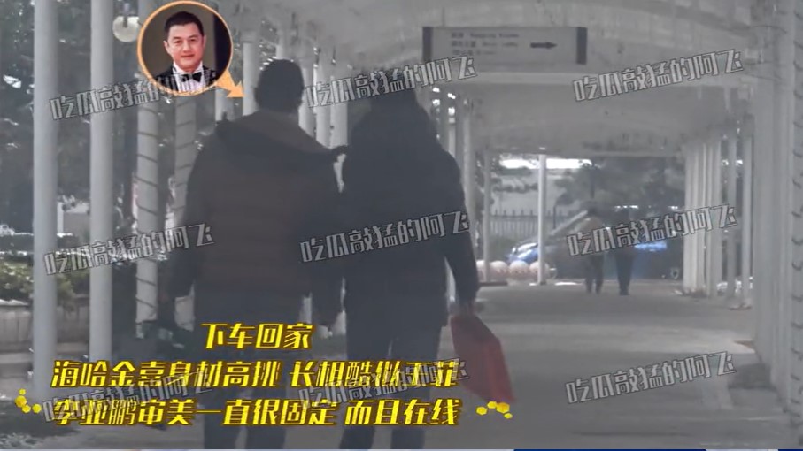 组图：李亚鹏和女友一同乘车外出购物 结束后挽手回家互动有爱_6