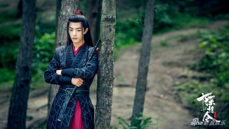 组图 陈情令 清亮众生相 肖战黑衫握笛王一博白