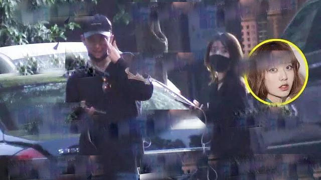 组图：刘人语与男子出行被拍 公司辟谣恋情称剧组聚会