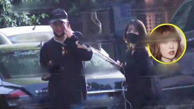 组图：刘人语与男子出行被拍 公司辟谣恋情称剧组聚会