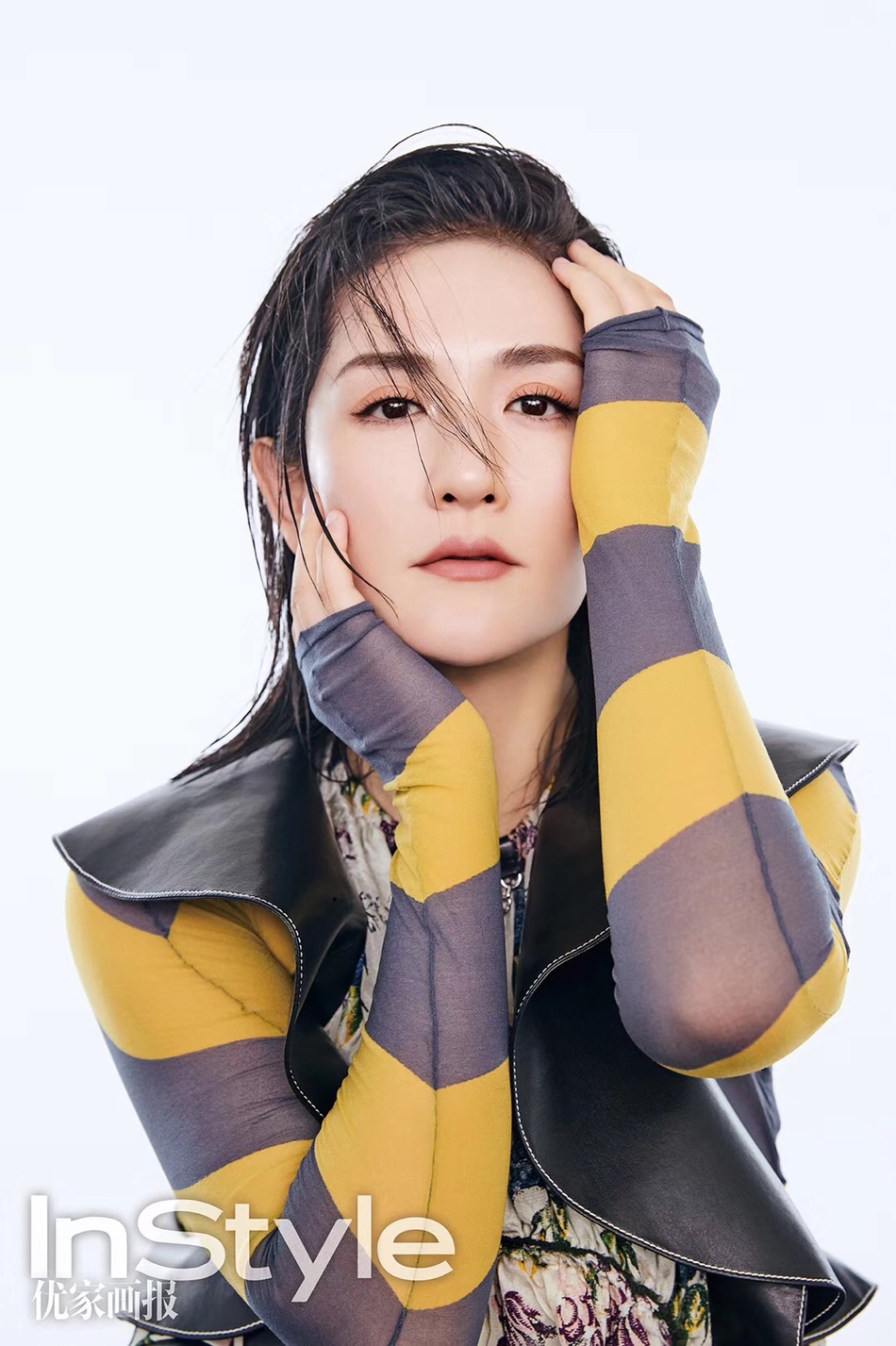 组图:新晋辣妈超有型!谢娜最新时尚大片曝光 妆