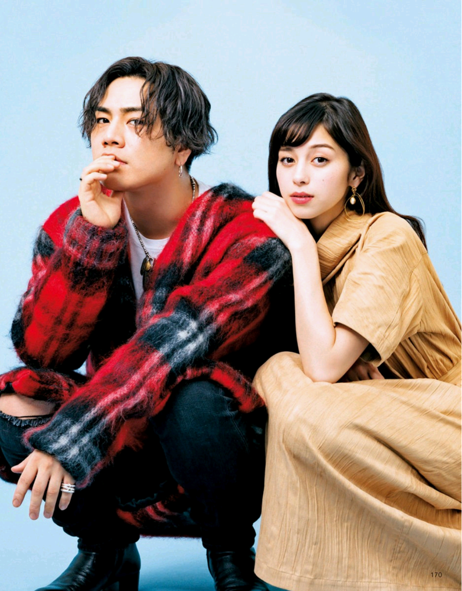 组图:登坂广臣中条彩未拍摄杂志内页 共演电影即将上映