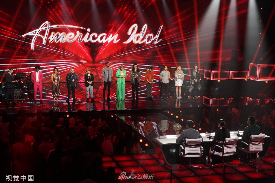 组图:《美国偶像》新节目播出“水果姐”等评委为11强选手选曲