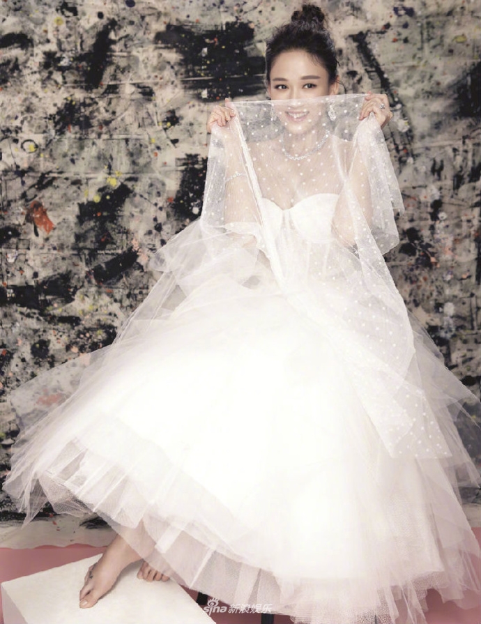 赵丽颖图片婚纱照片_赵丽颖穿婚纱的照片(2)