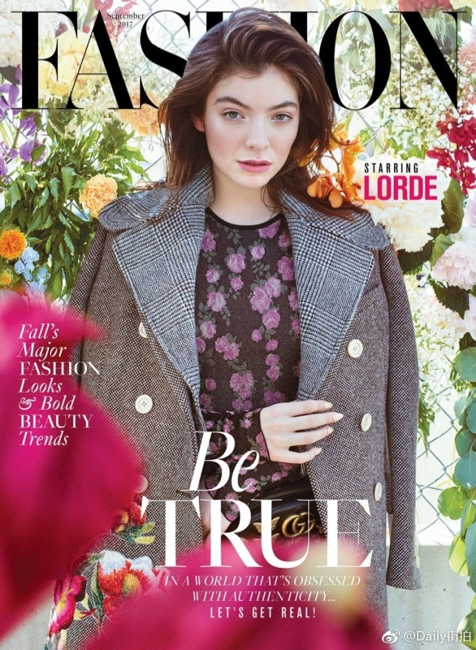 Lorde Solar Power,lorde 新浪娱乐讯 近日,21岁女星洛德 (lorde)曝光一组时尚封面,眼神魅惑吸