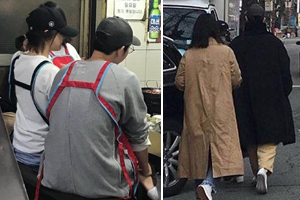 宋仲基宋慧乔釜山街头被偶遇合体轧马路