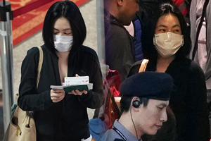 大S送医救治小S照顾姐姐后赶飞机显憔悴