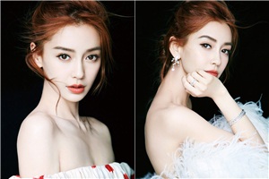 baby露背登封面 清新灵动双眸尽显柔情