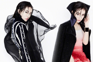 宋茜新封面大片干练摩登 沉浸舞蹈世界