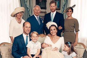 路易斯小王子洗礼夏洛特乔治陪伴左右