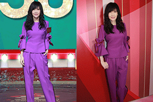 51岁周慧敏纤细腰身不变仪态满分