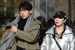 中传艺考初试俊男靓女扎堆