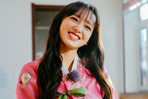 程潇穿朝鲜族服装“仙”气十足