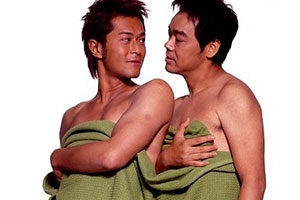 古天乐刘青云昔日写真遭吐槽：毫无CP感