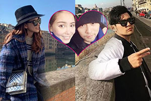 周杰伦昆凌默契互拍游客照花式秀恩爱