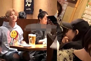 鹿晗关晓彤日本餐厅约会再被拍