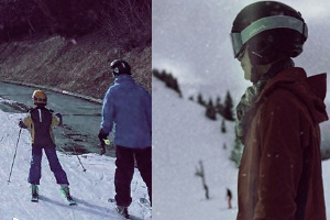 赵薇继子晒滑雪照妹妹小四月疑出镜