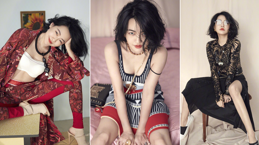 小S登封面性感美艳 辣妈大玩撞色飞扬洒脱